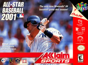 All-Star Baseball 2001 (USA) box cover front